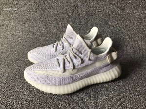 Yeezy 350 V2 Static Sliver Newest 350 Men's Sport Shoes Boost V2 Hiking Shoes Sneakers Summer Breathable Mesh Shoe Zapatillas Hombre Deportiva Yeezy 350 V2 Static Sliver