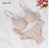 Lingerie Women Underwear Solid Brand Bra Thong Sets Sexy Plus Size Lingerie