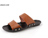 Classic Men Soft Sandals Comfortable Men’s Summer Brand Leather Platform Sandals 