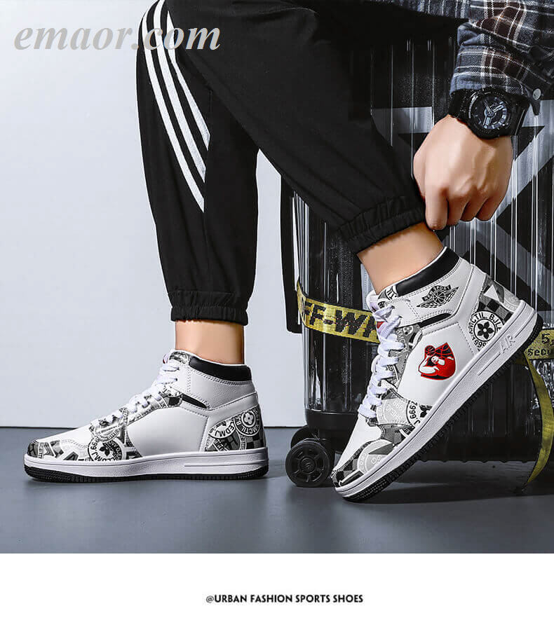 Sneaker Best Casual Shoes for MenAutumn High Top Basketball Shoes Men's Sneakers Sale