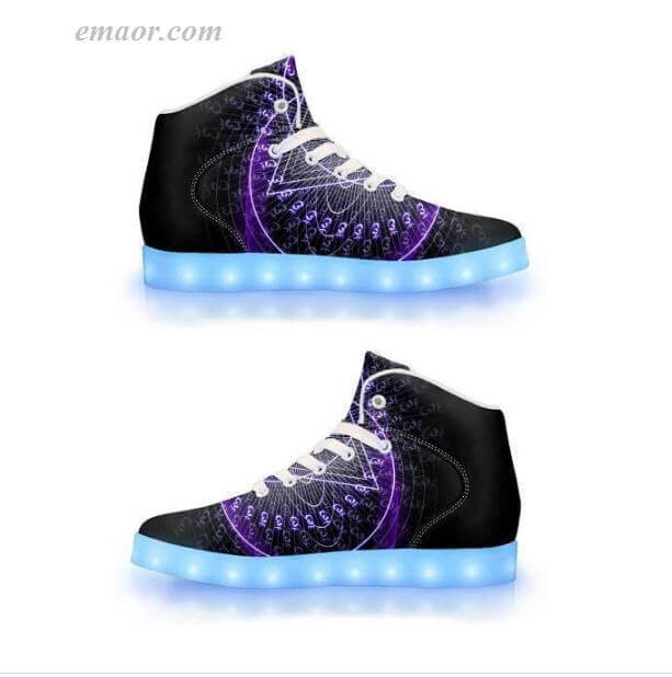 wide light up shoes