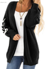 Outerwear Warm Outerwear on Sale Cardigan with Stitch Detail Outerwear