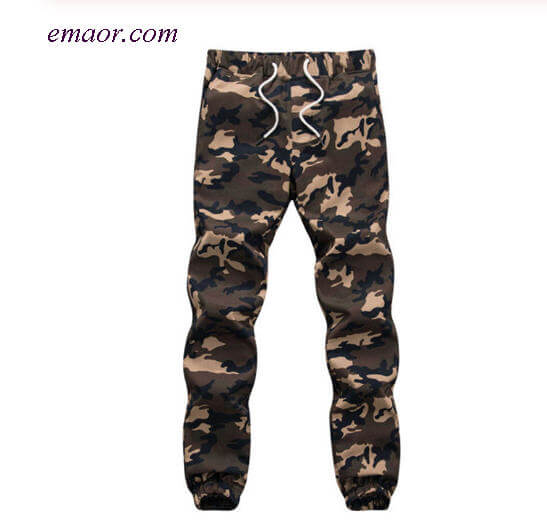 Camouflage Military Cargo Pants Cotton Men's Cargo Jogger Autumn Pencil Harem Pants