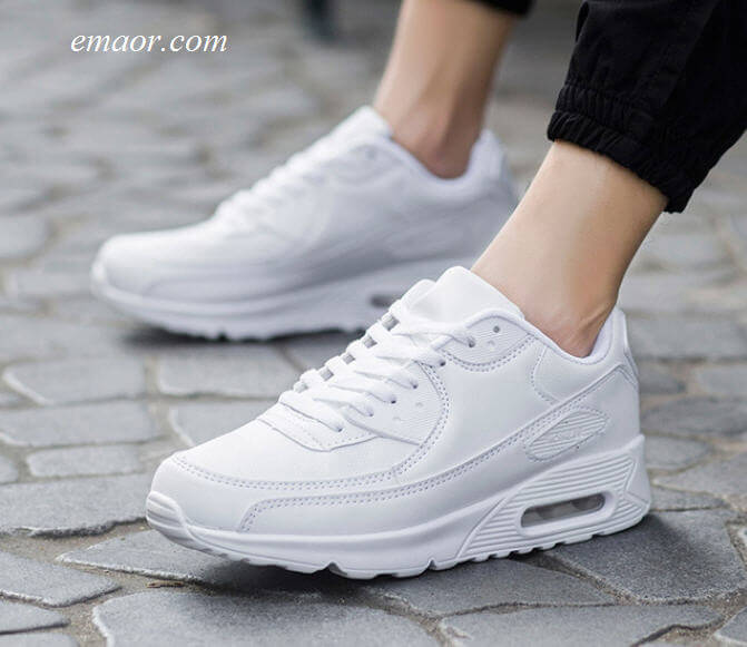 Hot Running Shoes Leather Men's Running Shoes Air Cushion Sneakers ...
