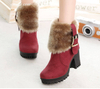 Woman’s Western Boots Square Heel Women Winter Shoes Pretty Boots on Sale