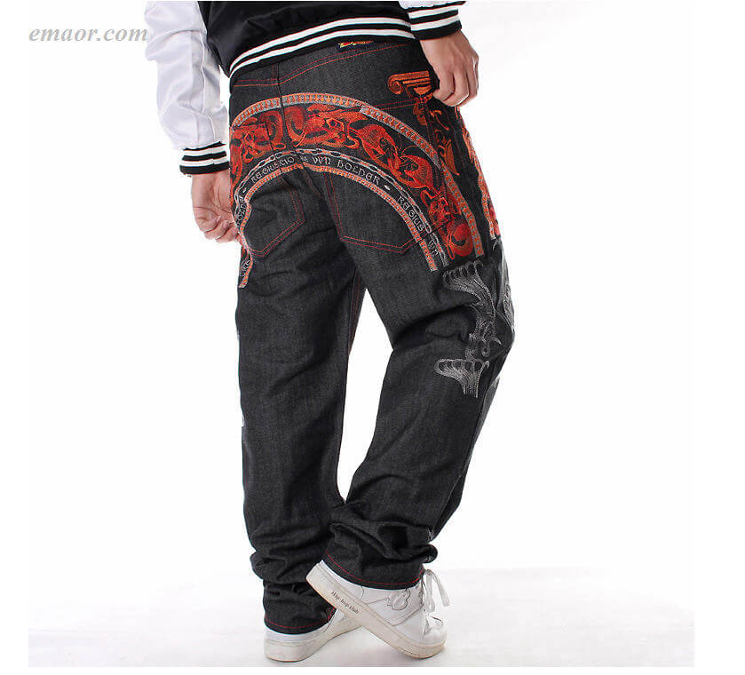 Best Straight HIPHOP Jeans in Primary Colors Men's Style Relaxed Fit ...