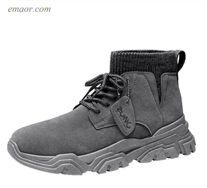 Men's Designer Shoes Comfortable High Top Men's Sneaker Business Casual ...