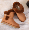 Best Stylish Winter Boots Women Shoes Cowhide Rabbit Hair Winter Snow Boots Winter Snow Boots Women Furry Winter Boots