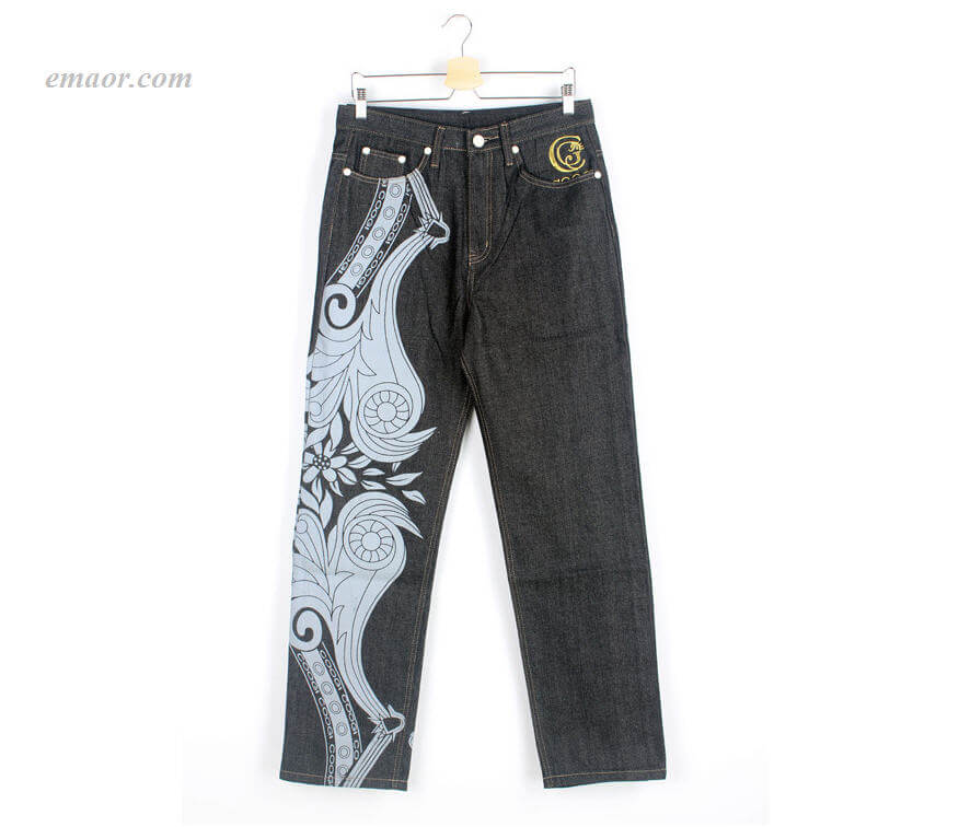  Jeans HIPHOP Jeans Printed Baggy Skateboard Pants Lucky Jeans on Sale Plus Size High Waisted Jeans
