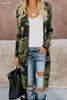  Wholesale Print Long Camo Print Long Cardigan on sale