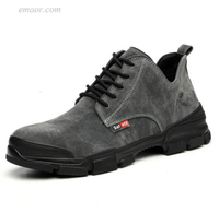  Safety Boot Cheap Safe Step Work Shoes Reathable Lightweight Smash Proof Stab Safe Welder Work Safety Boot 