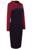  Wholesale Vintage Turn-Down Collar Pinup Button Midi Dress on Sale