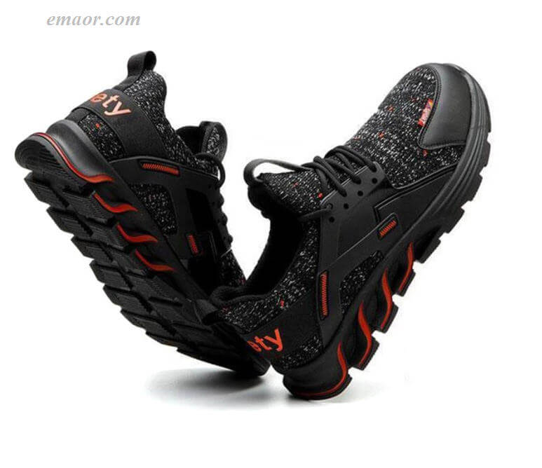 Men's Comfortable Work Shoes Hot Safe Shoes Anti-smashing Anti-piercing Lightweight Breathable Deodorant Work Shoes