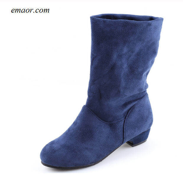 Female Motorcycle Riding Boots Fashion Female Stretch Cotton Fabric Slip-on Boots Flat Shoes Female Timberland Boots Sale