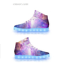 Best Led Light Shoes Intergalactic-APP Controlled High Top LED Shoes Amazon