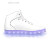 All Light Up Shoes fashion Light Up Shoes White Out -App Controlled High Top LED Shoes Led Light Up Trainers