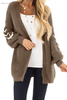 Outerwear Warm Outerwear on Sale Cardigan with Stitch Detail Outerwear