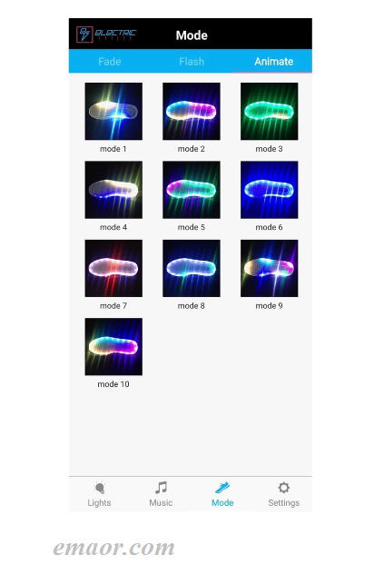 Hot Shoes with Lights Popular Light Up Shoes Aquanautic-App Controlled High Top LED Shoes Fashion Light Up Shoes 