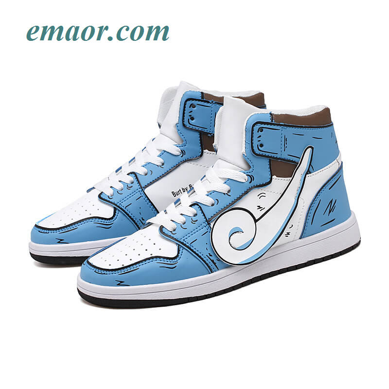 Men’s Board Shoes Jayne Turtle Doodles High Top Slipper Sneakers for Men on Board Shoes