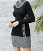 Wholesale Fashion Dresses Button Front Sweater Dress Knit Dress on Sale