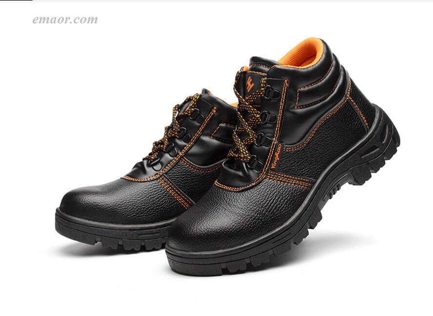 Men's Safety Shoes Work Boots Men Safety Shoes Waterproof Non-slip Work Shoes Composite Toe Work Boots