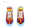 Lighted Tennis Shoes Aliume Fractal-APP Controlled High Top LED Shoes Walmart Led Shoes 