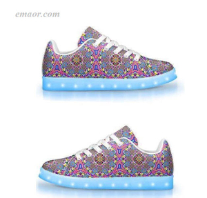 BestLed Sneakers 8-BIT TRIP-APP Controlled Low Top LED Shoes Energy Light Shoes 